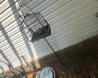 BIRD CAGE ON STAND