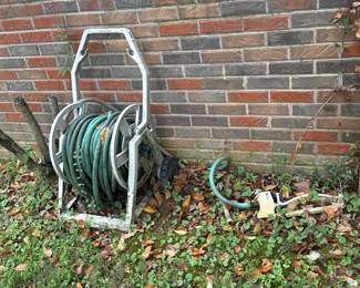 GARDEN HOSE ON REEL