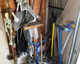 YARDS TOOLS, ORGANIZER, ETC.