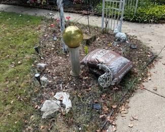 GARDEN DECOR, LIGHTS, ETC