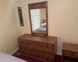 DRESSER WITH MIRROR