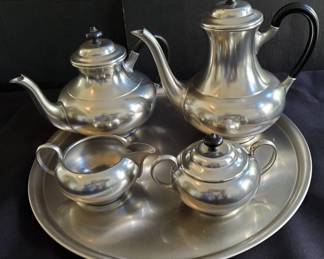 CW151Pewter Tea Set