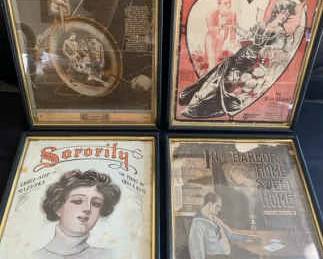 CW209Original Sheet Music, Framed