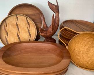 CW230Wood Plates And Decor