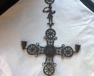 CW138Antique Middle Eastern Candle Holder