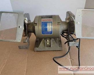 1 ROCKFORD 12 HP 3450 RPM Grinder set up as a BUFFER
