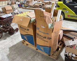 PALLET OF VARIOUS SIZE PIPE INSULATION