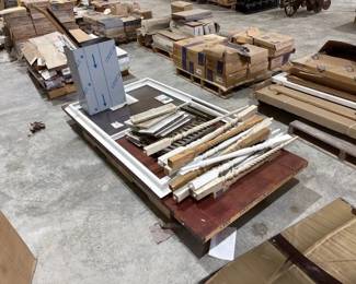 WOODEN DOOR, WINDOW, FLOOR VENTS, RAILING, ETC.