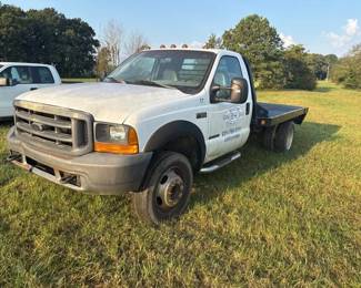 2000 Ford F550 Flatbed Truck