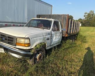 1997 Ford F450 Dump Truck Blown Engine