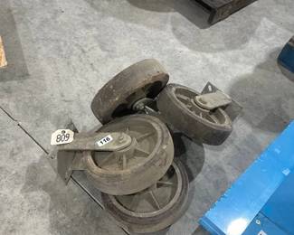 4 LARGE CASTER WHEELS