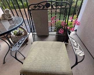 Pair of patio chairs