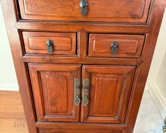 Asian inspired cabinet