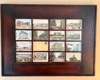 Framed postcards