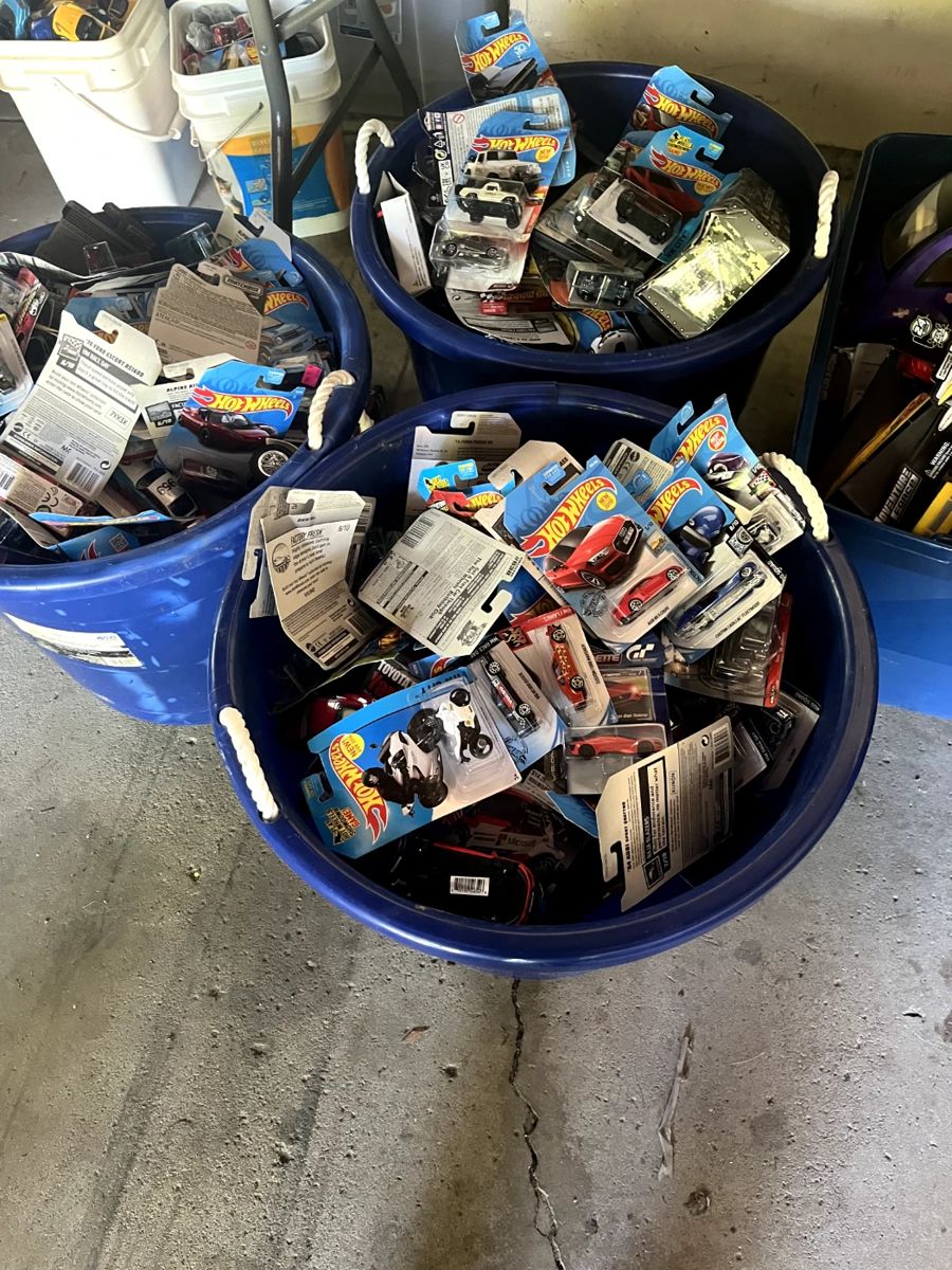 100's of Hot Wheels (this is only a small sample)!