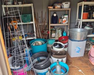 Contents of garden shed. about 99% of this is for sale