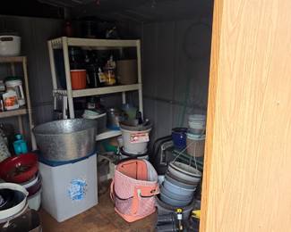 Contents of garden shed