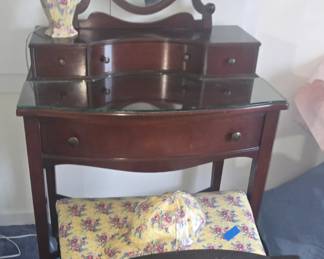 Beautiful vanity with bench
