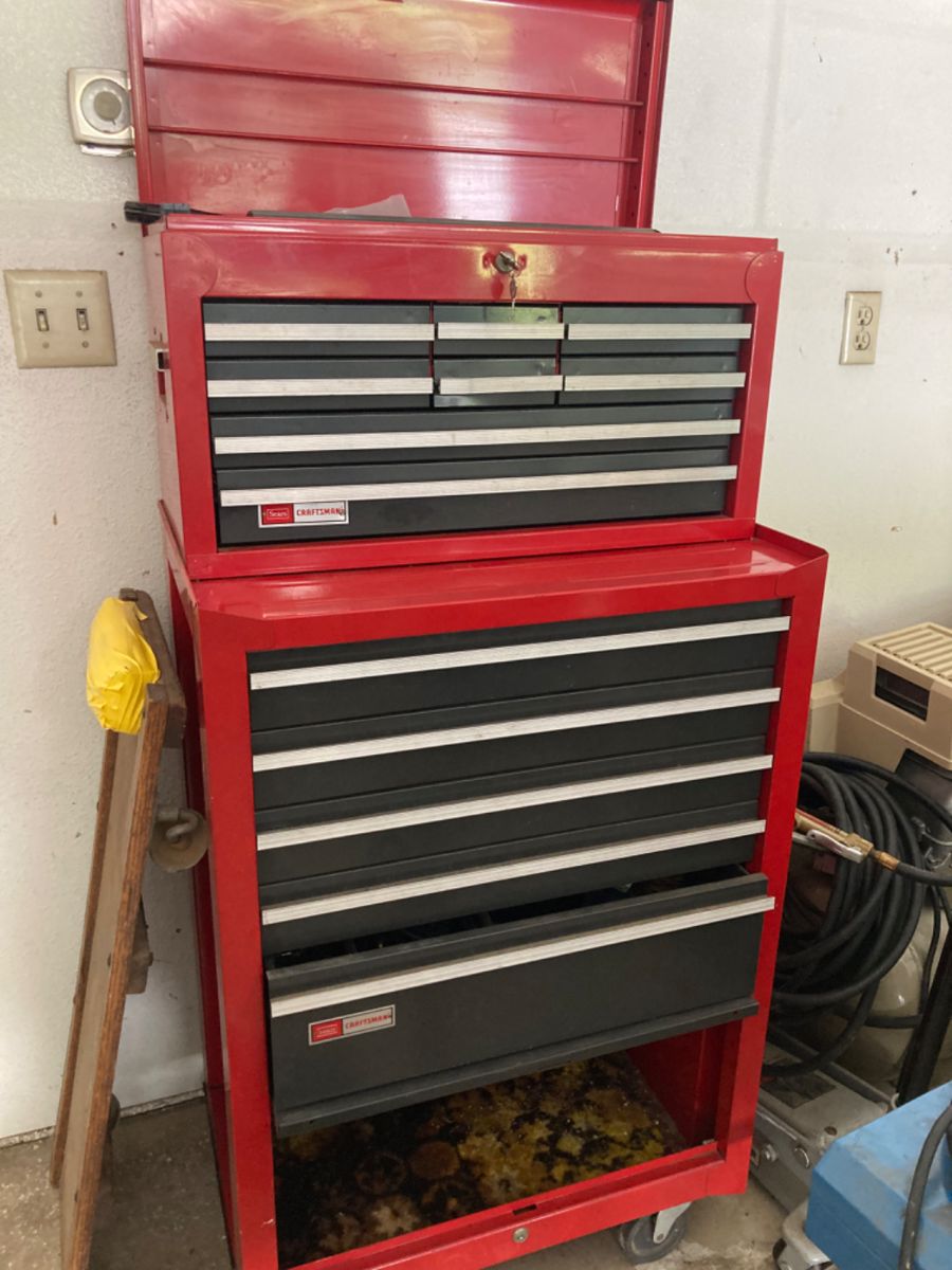 Large Sears Craftsman tool storage