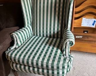 Green Stripe Chair