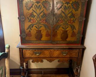 Beautiful cabinets two doors and drawers .