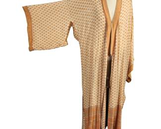 Silk kimono robe
