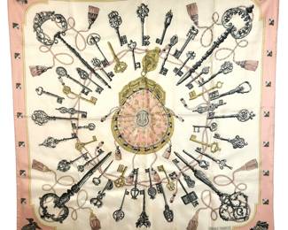 Hermes silk scarf