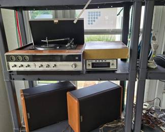 Speakers, Turntables, Toaster
