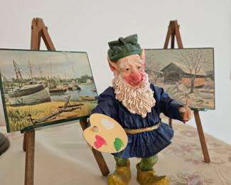 Figurine Elf Painter