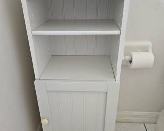 Small White Storage Cabinet