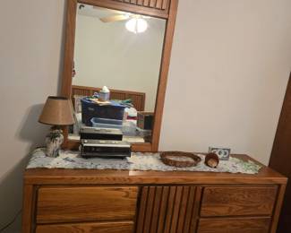 Lovely Bedroom Dresser & Mirror