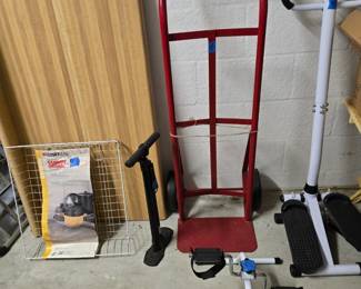 Hand Truck, Butcher Block Counter Top, Exercise Equipment