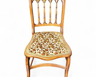 Antique Victorian Balloon Back Side Chair