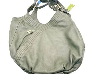 Oryany Olive Green Leather Shoulder Bag