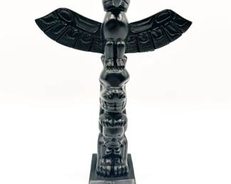 Handcrafted Canadian Resin Totem Pole