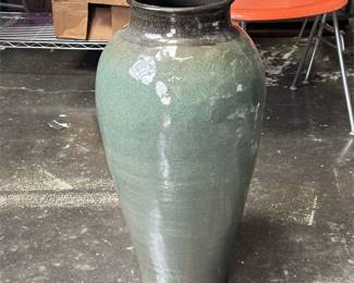 Tuscany Style Large Glazed Ceramic Vase