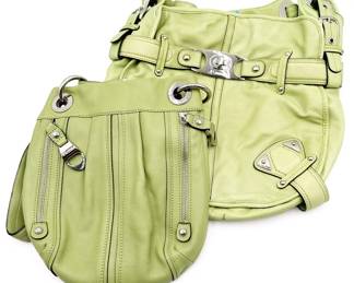 B. Makowsky Green Hobo Style Handbag