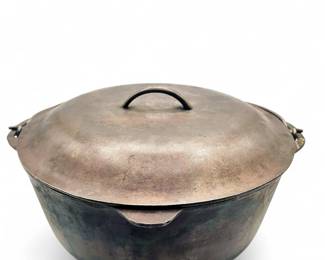 Vintage Cast Iron Dutch Oven w/ Lid