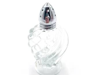 Irice Japan Swirl Glass Salt or Pepper Shaker