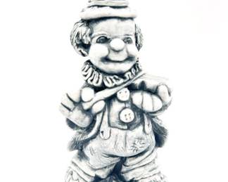 Mt. St. Helen's Sculptures Clown with Violin Figurine
