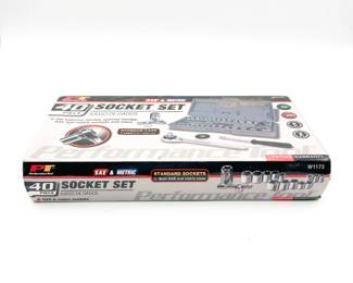 Performance Tool W1173 40-Piece SAE & Metric Socket Set