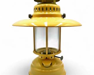 Williams Sonoma Yellow Patio Lantern Outdoor Oil Lamp