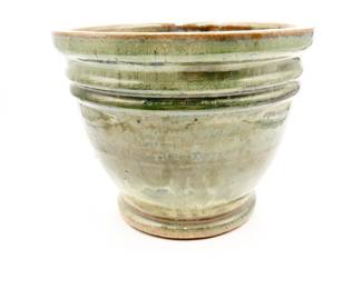 Large Glazed Terracotta Planter