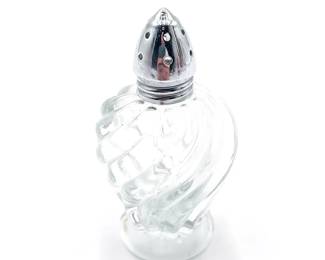 Irice Japan Swirl Glass Salt or Pepper Shaker