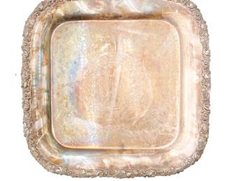 Webster-Wilcox International Silverplate Rococo Tray
