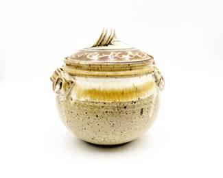 Studio Art Pottery Lidded Jar by Nunes Pottery