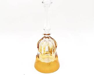 Vintage Lead Crystal Glass Bell