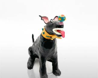 Judie Bomberger "Bruno the Dog" Resin Figurine