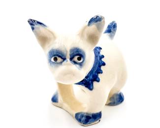 Japanese Ceramic Dog Napkin Ring