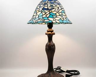 Art Nouveau Stained Glass Table Lamp
